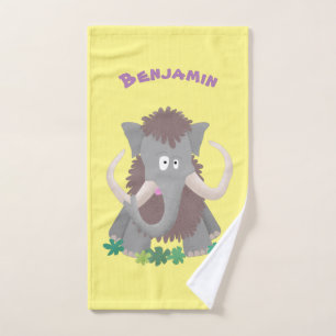 Ilustracion de personalizado de mamut bobo gracios
