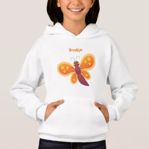 Ilustracion de personalizado de mariposa naranja f