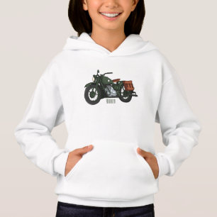 Ilustracion de personalizado de motocicleta de cru
