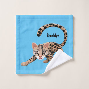 Ilustracion de personalizado de ocelot de Cute