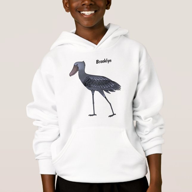 Ilustracion de personalizado de pájaro Shoebill (Anverso)