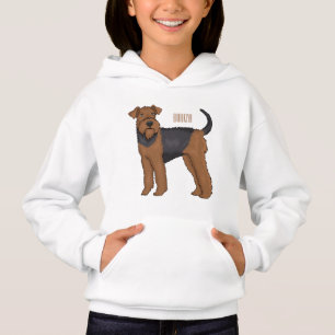 Ilustracion de personalizado de perro Airedale ter