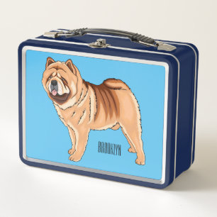 Ilustracion de personalizado de perro Chow Chow