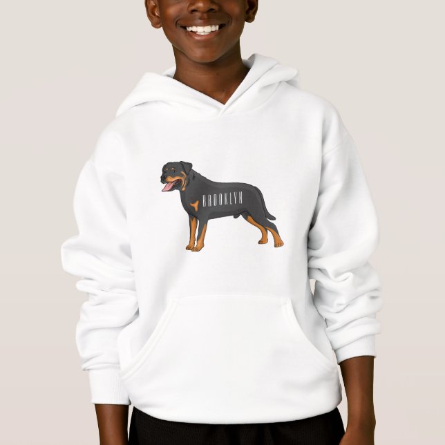 Ilustracion de personalizado de perro de Rottweile (Anverso)