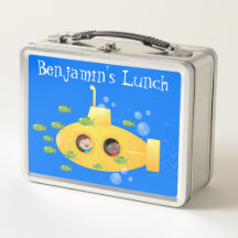 Ilustracion de personalizado de pescado submarino