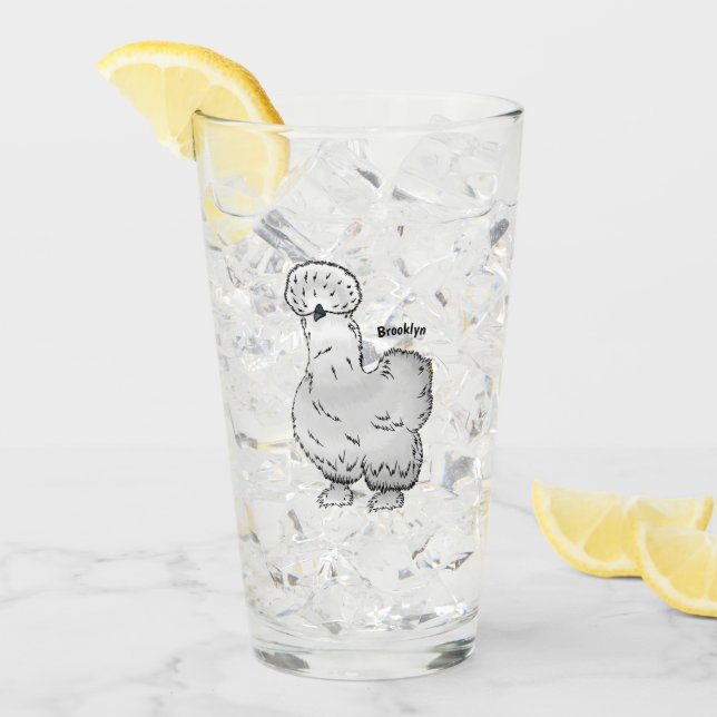 Ilustracion de personalizado de pollo de Silkie (Anverso (hielo))