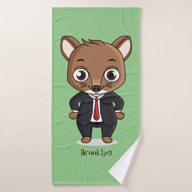 Ilustracion de personalizado de rata (Toalla de baño)