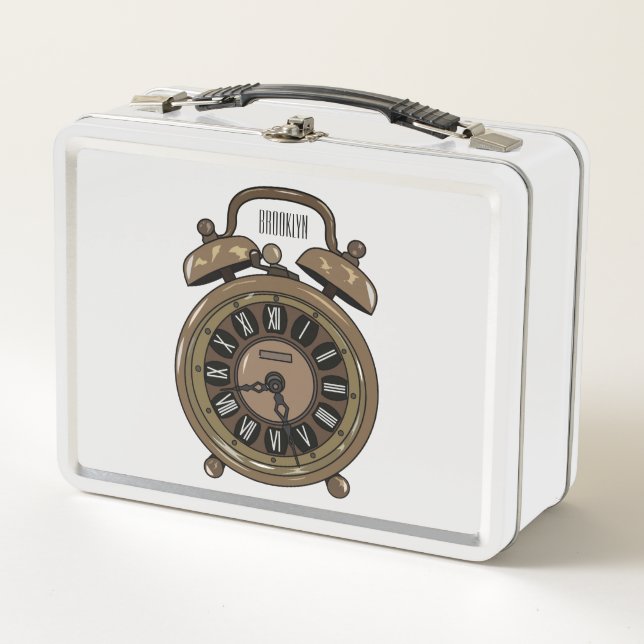 Ilustracion de personalizado de reloj de alarma (Anverso)