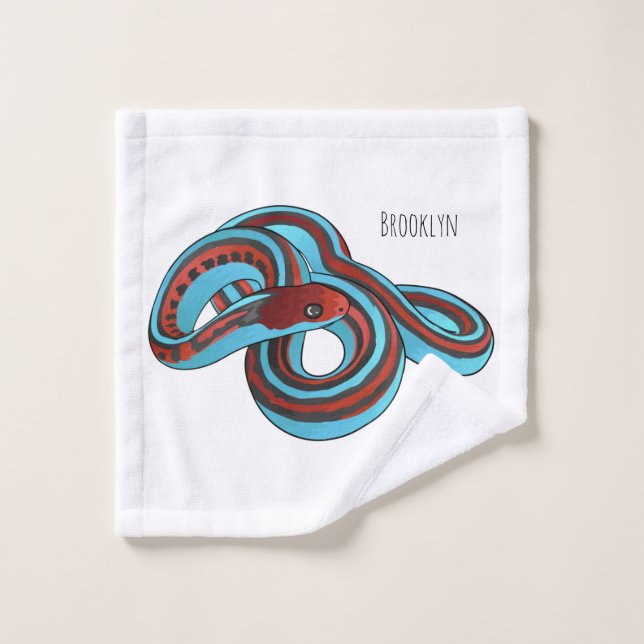 Ilustracion de personalizado de serpiente de San F (Toallita)