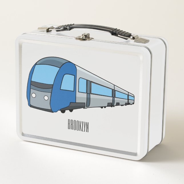 Ilustracion de personalizado de trenes eléctricos (Anverso)