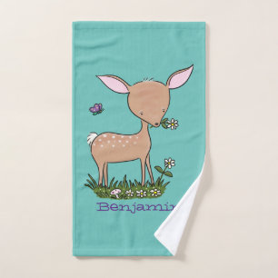 Ilustracion de personalizado de venado lindo y fel
