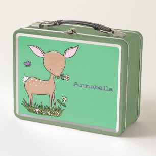 Ilustracion de personalizado de venado lindo y fel