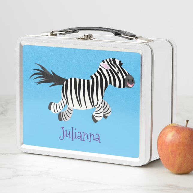 Ilustracion de personalizado de zebra graciosa (In situ)