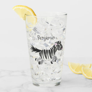 Ilustracion de personalizado de zebra graciosa