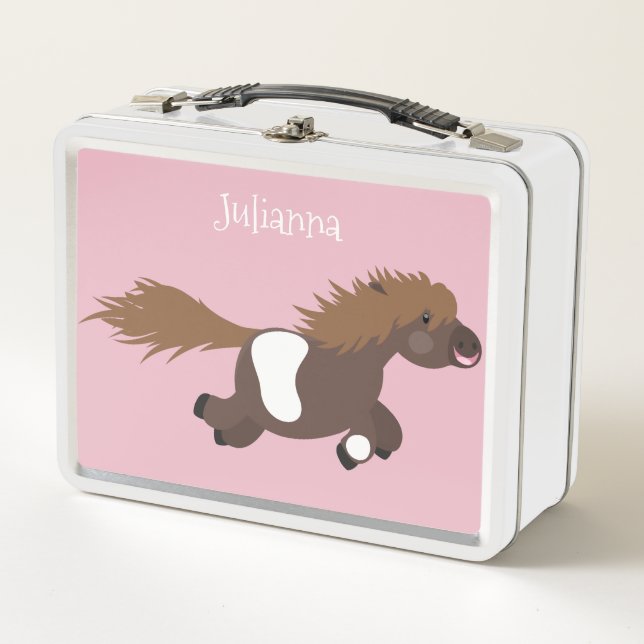 Ilustracion de personalizado del pony de Shetland  (Anverso)