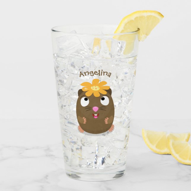 Ilustracion de personalizado feliz de conejillo de (Reverso (hielo))