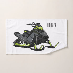 Ilustracion de personalizado para motos de nieve