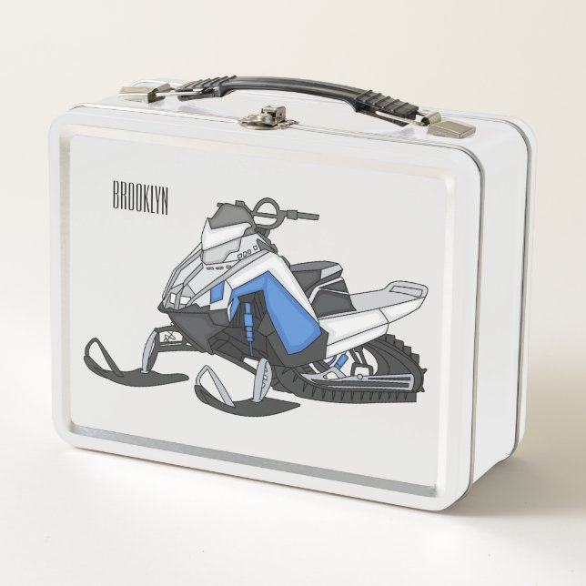 Ilustracion de personalizado para motos de nieve (Anverso)