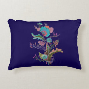 ilustracion de plantas Almohada redonda