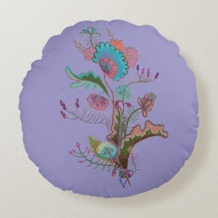 ilustracion de plantas Almohada redonda