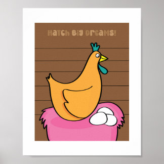 Ilustración de pollo adorable | Arte de animales d