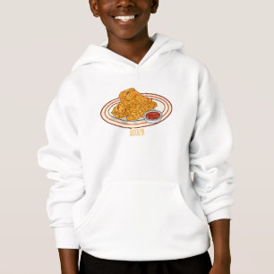 Ilustracion de pollo frito personalizado
