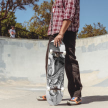 Ilustración de Pulpo Skateboard