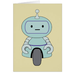 Ilustración de robot retro lindo