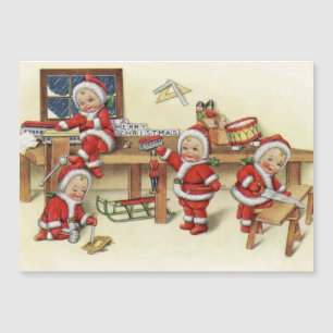 Ilustracion de Santa Bebé Vintage
