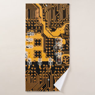 Ilustración de textura de microesquema,microchip,r