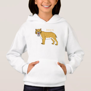 Ilustracion de tigre con dientes de saber
