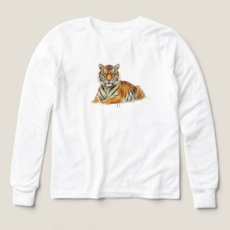 Ilustración de Tigre en Acuarela – Fauna Majestuos