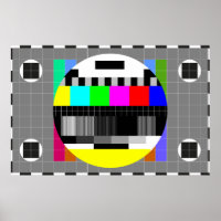 ilustracion de tv sin señal de vuelta en estilo re