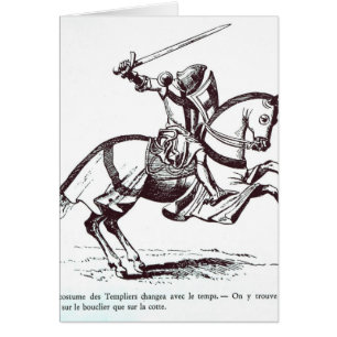 Ilustracion de un caballero Templar
