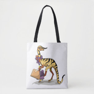 Ilustracion De Un Iguanodon Con Bolsas Comerciales