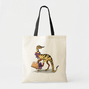 Ilustracion De Un Iguanodon Con Bolsas Comerciales