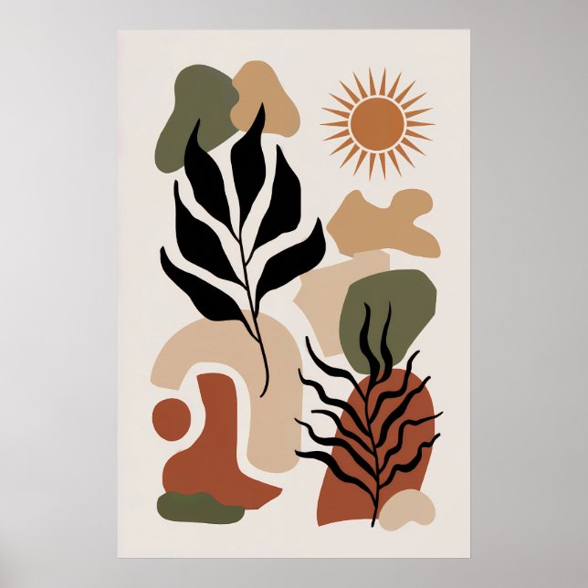 Ilustracion de vectores modernos de arte abstracto (Frente)