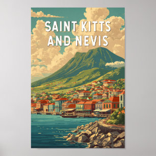 Ilustración de viaje de arte de San Cristóbal y Ni