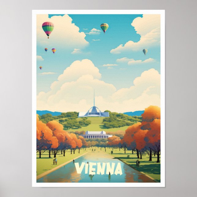 Ilustracion de Viajes de Arte de Viena (Frente)