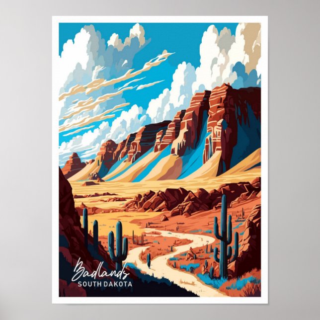 Ilustracion de viajes de arte del Parque Nacional  (Frente)