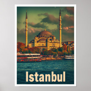 Ilustracion de viajes de arte turco por Estambul