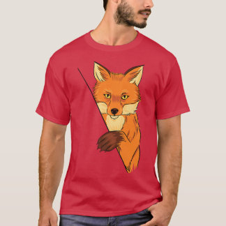 ilustracion de zorro camiseta premium