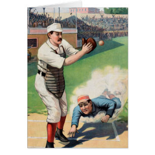 Ilustracion del béisbol del vintage