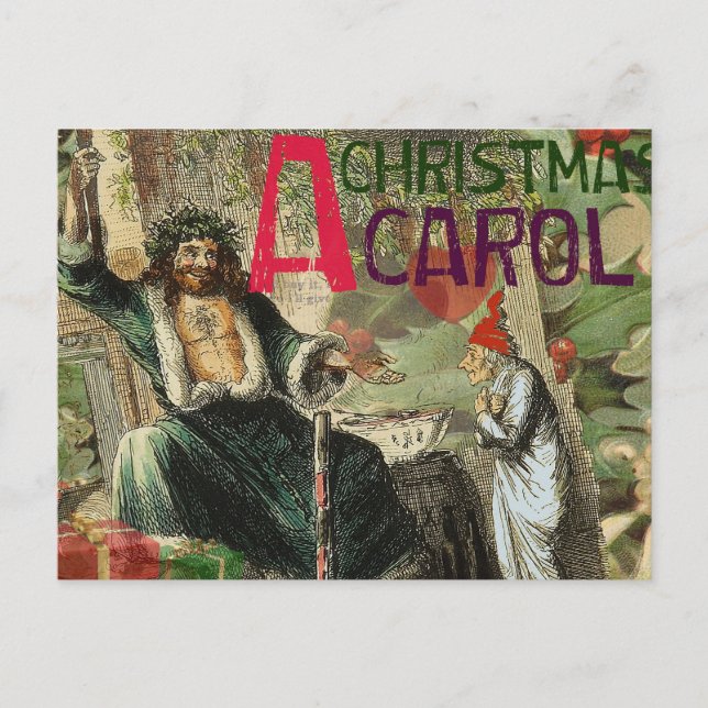Ilustración del Fantasma de la Navidad Presente Sc (Anverso)
