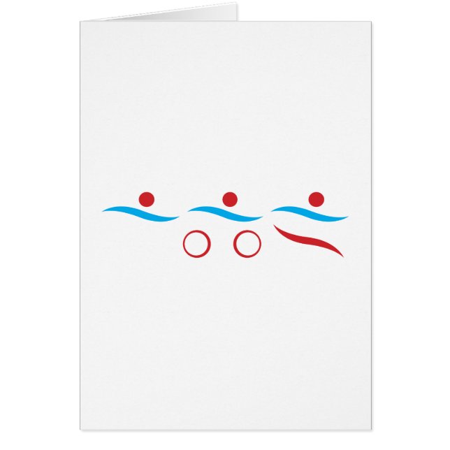 Ilustracion del logotipo de Triathlon cool (Frente)