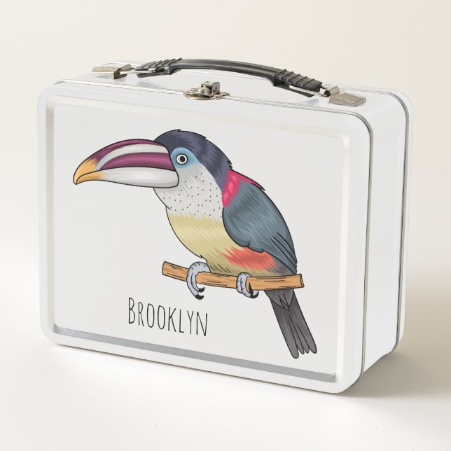Ilustracion del personalizado de aves de Curl cres (Anverso)