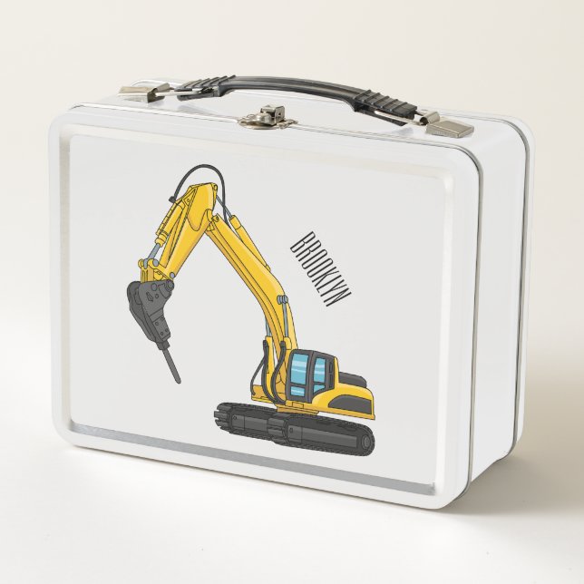 Ilustracion del personalizado de la excavadora de  (Anverso)