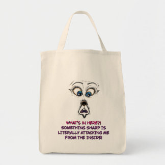 Ilustración Divertida de Bolsa de Mano
