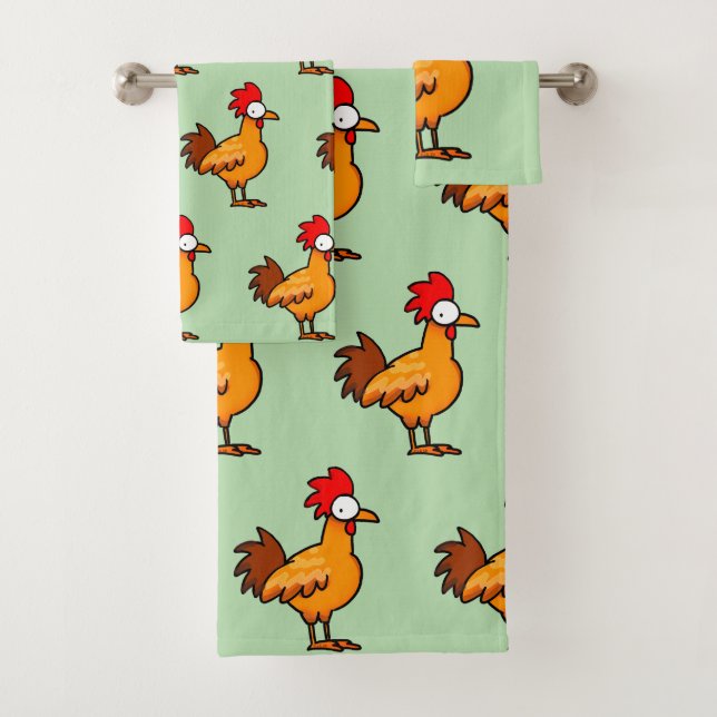 Ilustración divertida de pollo de dibujos animados (In situ)