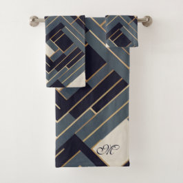 Ilustracion dorado geométrico